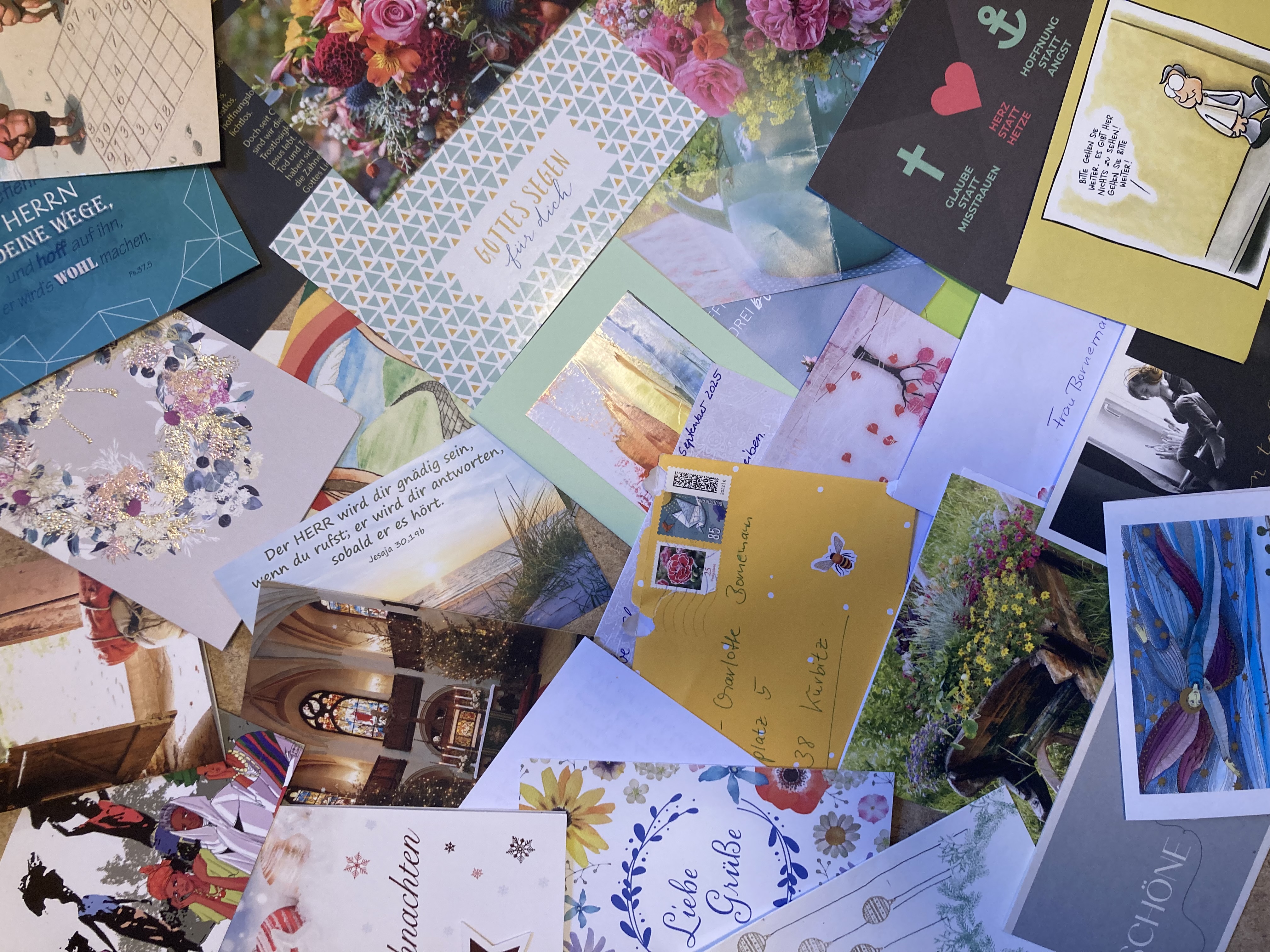 Briefe für Pfarrerin Bornemann