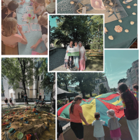 creme grun asthetisch collage vision board manifestation instagram post