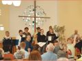 Musiker der Gottesdienstband des Allianz Musik Gottesdienst in der KReuzkirche Sch&ouml;neck