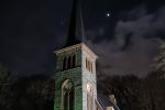 kirche droda   bei nacht