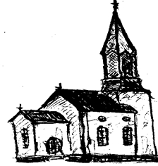 Kirche Grosszoebern sw