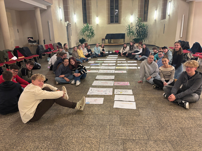 Konfi-Gruppe in Oelsnitz