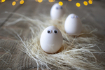 April April -  Eier mit Wackelaugen