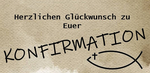 Glückwunsch zur Konfirmation