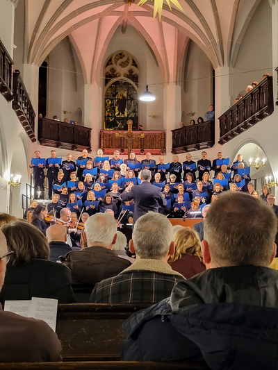 Weihachtsoratorium - Chor und Musiker in der Jakobi Kirche Oelsnitz