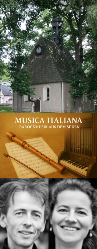 "Musica Italiana - Barockmusik aus dem Süden" am 2. November 2025 in Tirpresdorf mit dem Duo Vimaris (Mirjam Meinhold und Wieland Meinhold)
