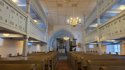 Innenraum der Kirche Unterwürschnitz