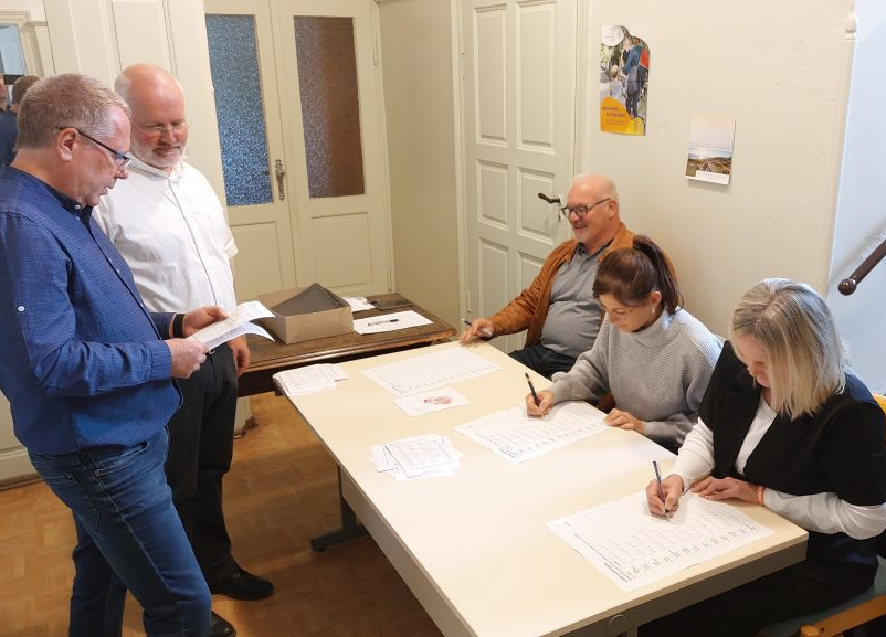 Auszählung der Kirchenvorstandswahl am 13.09.2026