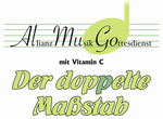 "Der doppelte Ma&szlig;stab"   AllianzMusikGottesdienst am Sonntag, 13.09.2026 in Sch&ouml;neck