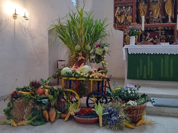 Erntedankfest in Kürbitz - BuntesTreiben am 19.09.20206 und Erntedank-Gottesdienst am 20.09.2026
